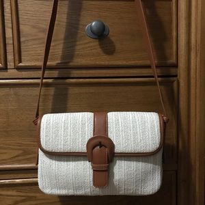 White and brown bag